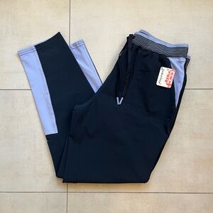 Free People Movement Black and Blue Joggers